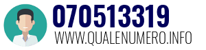 Numero di telefono 070513319 070513319