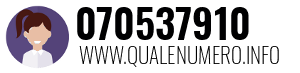 Numero di telefono 070537910 070537910