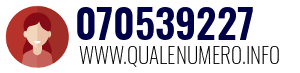 Numero di telefono 070539227 070539227