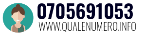 Numero di telefono 0705691053 0705691053