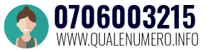 Numero di telefono 0706003215 0706003215