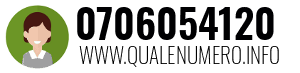 Numero di telefono 0706054120 0706054120