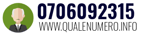 Numero di telefono 0706092315 0706092315