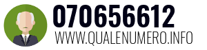 Numero di telefono 070656612 070656612