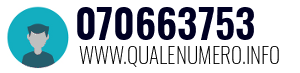 Numero di telefono 070663753 070663753