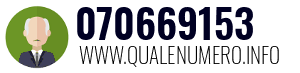 Numero di telefono 070669153 070669153