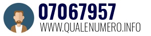 Numero di telefono 07067957 07067957