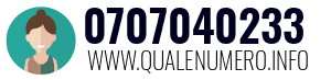 Numero di telefono 0707040233 0707040233