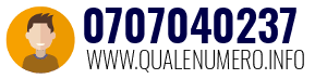 Numero di telefono 0707040237 0707040237