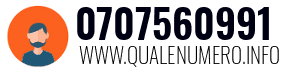 Numero di telefono 0707560991 0707560991