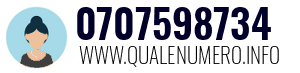 Numero di telefono 0707598734 0707598734