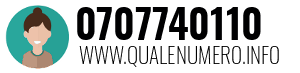 Numero di telefono 0707740110 0707740110