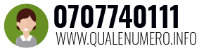 Numero di telefono 0707740111 0707740111