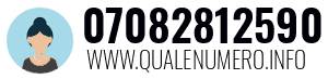 Numero di telefono 07082812590 07082812590