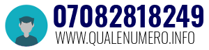 Numero di telefono 07082818249 07082818249
