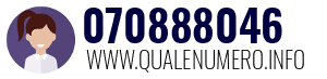 Numero di telefono 070888046 070888046
