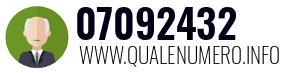 Numero di telefono 07092432 07092432