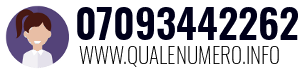 Numero di telefono 07093442262 07093442262
