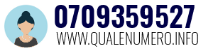 Numero di telefono 0709359527 0709359527