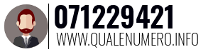 Numero di telefono 071229421 071229421