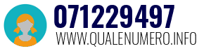 Numero di telefono 071229497 071229497