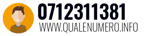 Numero di telefono 0712311381 0712311381