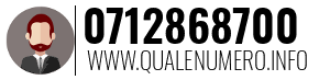 Numero di telefono 0712868700 0712868700