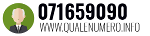Numero di telefono 071659090 071659090