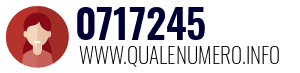 Numero di telefono 0717245 0717245