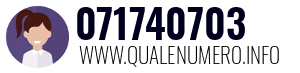 Numero di telefono 071740703 071740703