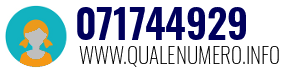 Numero di telefono 071744929 071744929