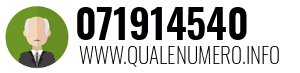 Numero di telefono 071914540 071914540