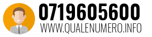 Numero di telefono 0719605600 0719605600