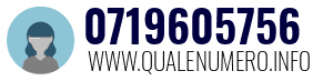 Numero di telefono 0719605756 0719605756