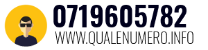 Numero di telefono 0719605782 0719605782