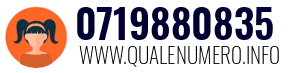 Numero di telefono 0719880835 0719880835