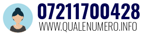 Numero di telefono 07211700428 07211700428