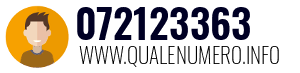 Numero di telefono 072123363 072123363