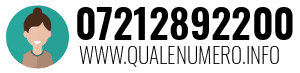 Numero di telefono 07212892200 07212892200