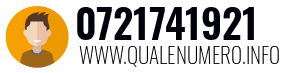 Numero di telefono 0721741921 0721741921