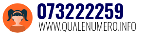 Numero di telefono 073222259 073222259