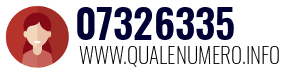 Numero di telefono 07326335 07326335
