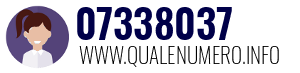 Numero di telefono 07338037 07338037