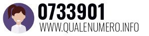 Numero di telefono 0733901 0733901