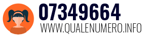 Numero di telefono 07349664 07349664