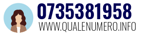 Numero di telefono 0735381958 0735381958