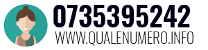 Numero di telefono 0735395242 0735395242