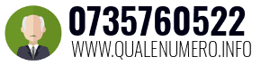 Numero di telefono 0735760522 0735760522