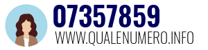 Numero di telefono 07357859 07357859