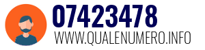Numero di telefono 07423478 07423478